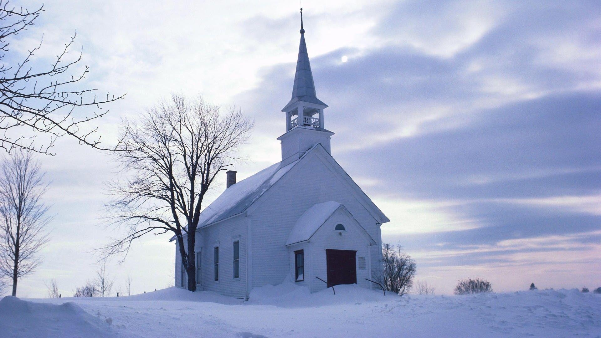 1920x1080 Winter Church Scenes Wallpaper, Desktop