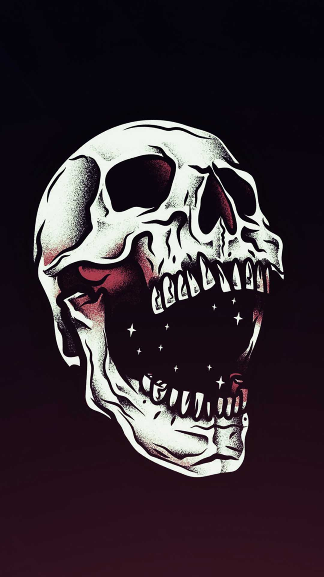 1080x1920 Skull Wallpaper for iPhone Pro Max, X, 6, Phone