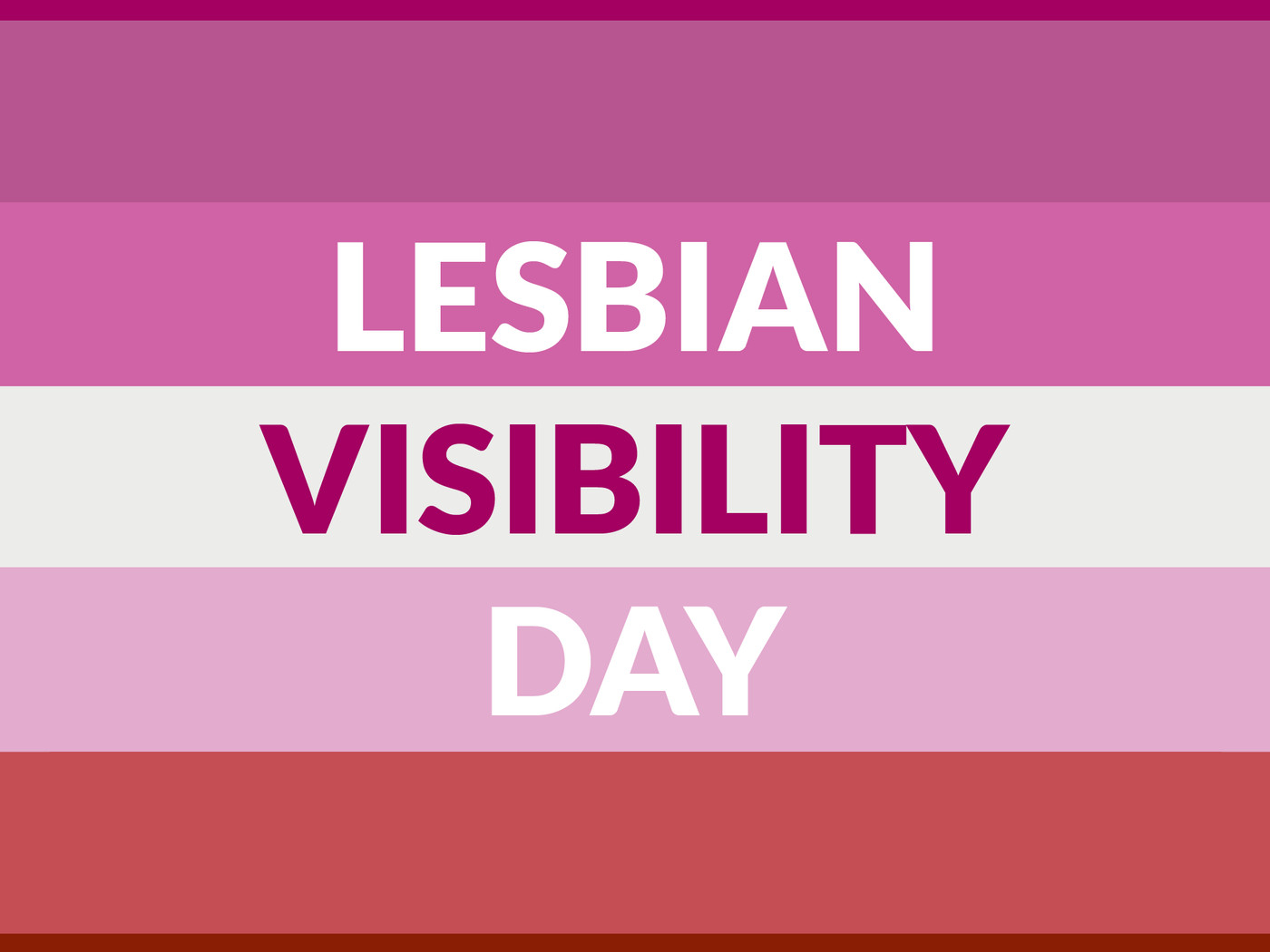 1400x1050 Sunday was Lesbian Visibility Day, Desktop