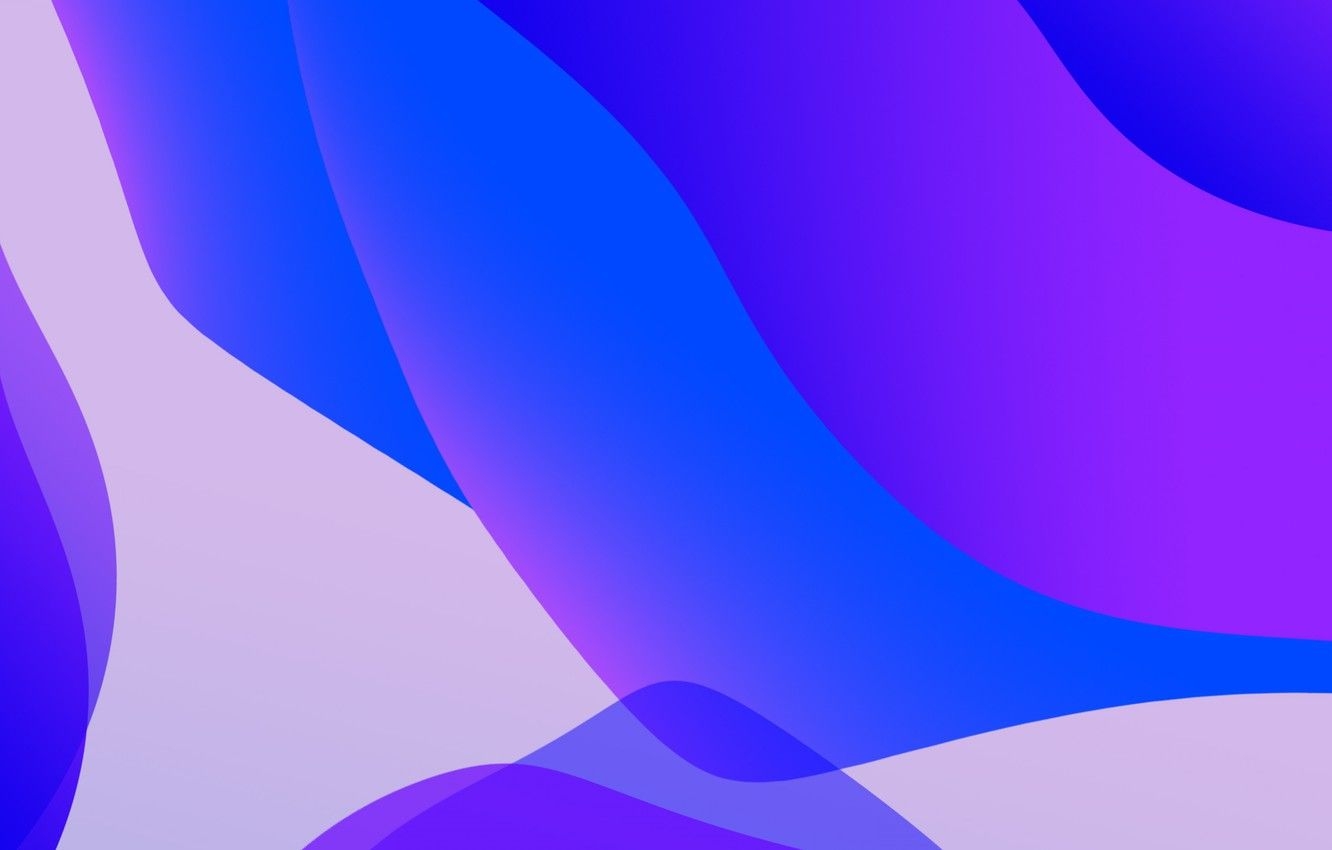 1340x850 Wallpaper Apple, abstract, Blue, September, iOS iPadOS image for desktop, section абстракции, Desktop