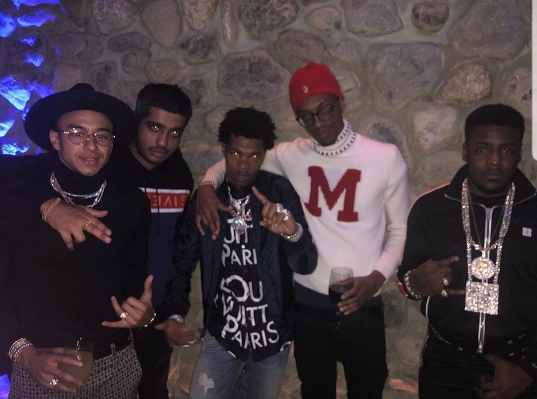 1080x810 Jesse Lingard pictured with famous rappers Lil Baby, MoStack, MIST, Desktop