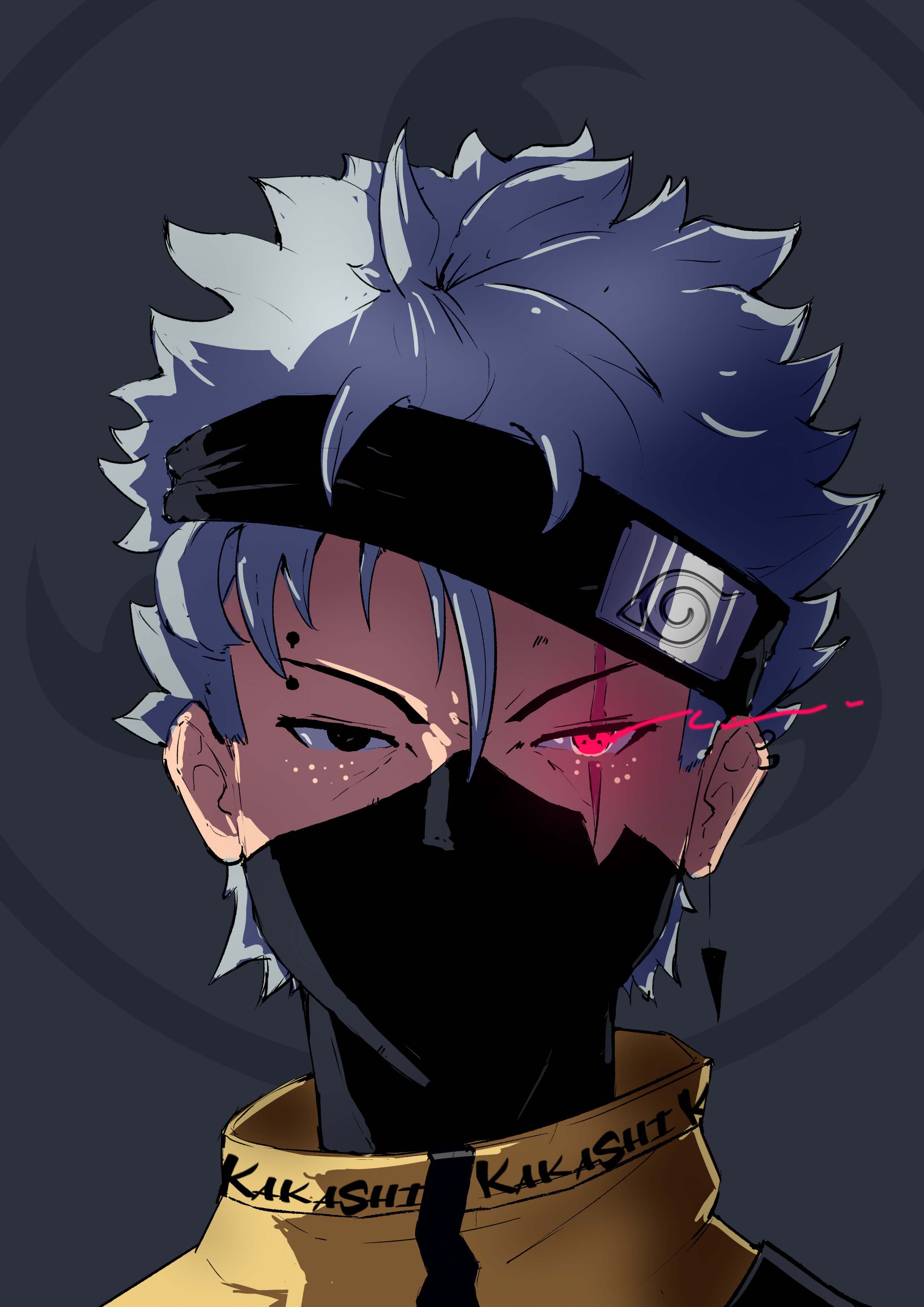 2480x3510 Some Drippy Kakashi Fanart i did not long ago, Phone