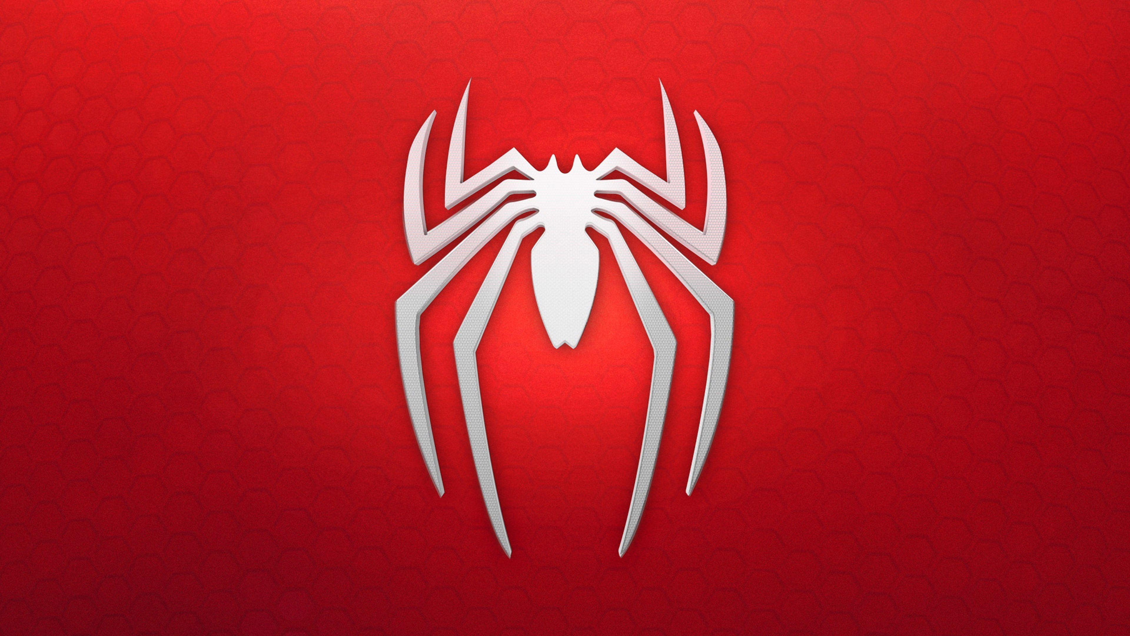 3840x2160 Spiderman 4k Logo Background, HD Superheroes, 4k Wallpaper, Image, Desktop