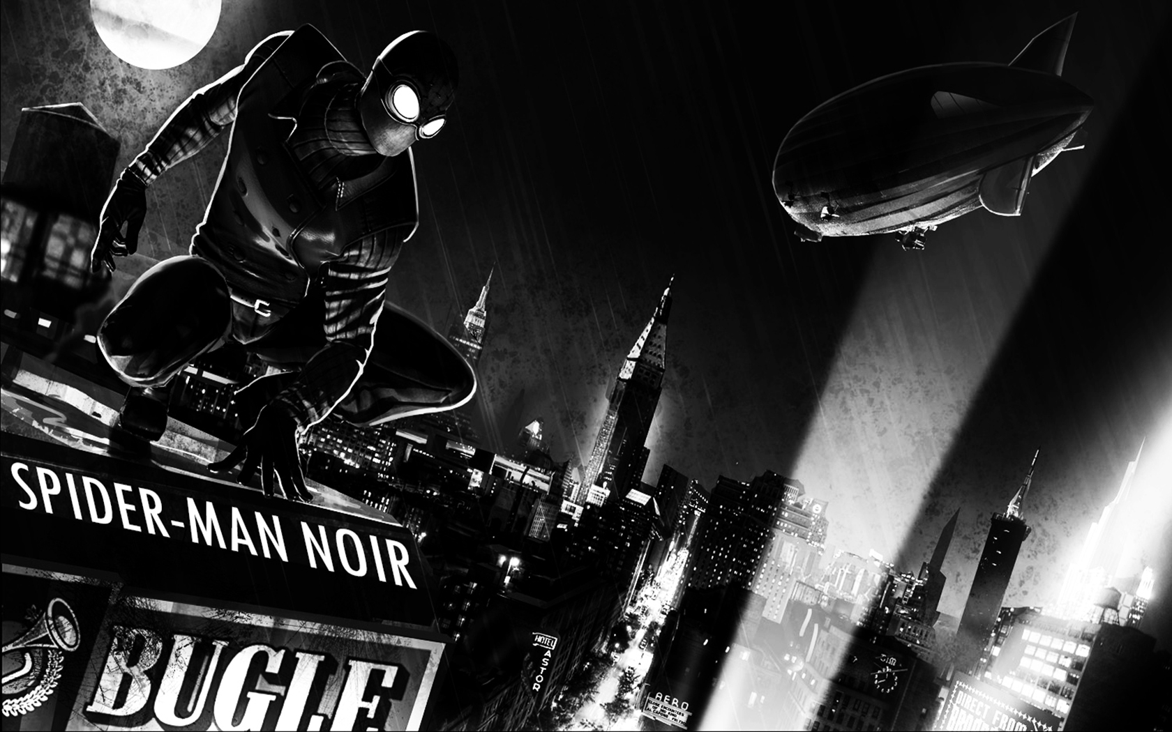 1680x1050 Spider Man Noir Wallpaper, Desktop