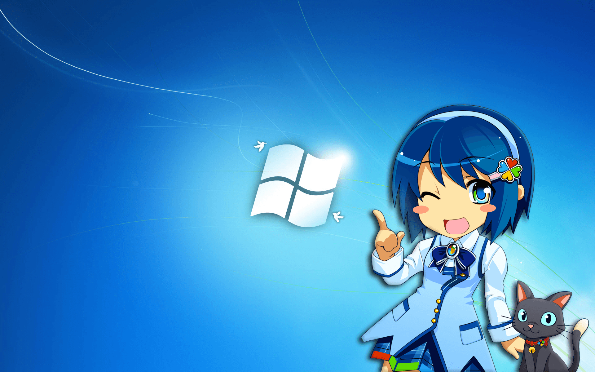 1920x1200 Windows 7 Anime Wallpaper, Desktop