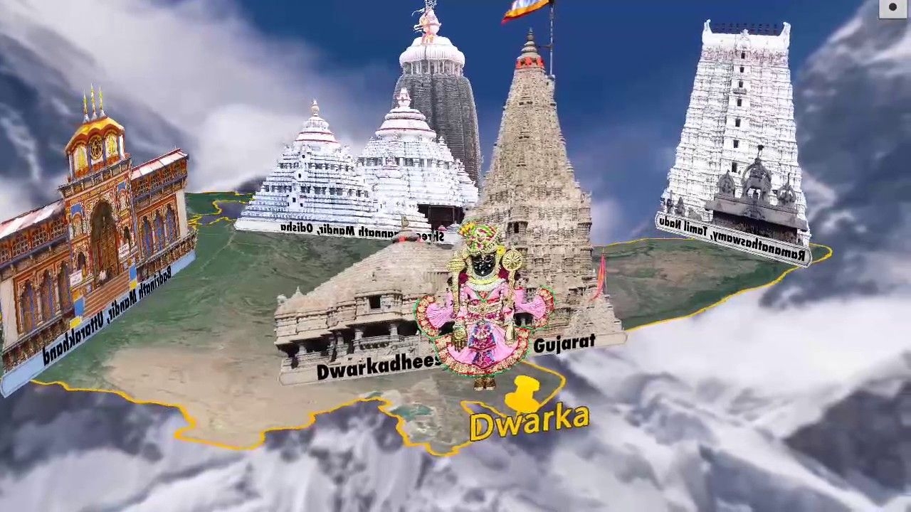 1280x720 Free 4 Char Dham Mobile App, Live WallPaper, Desktop