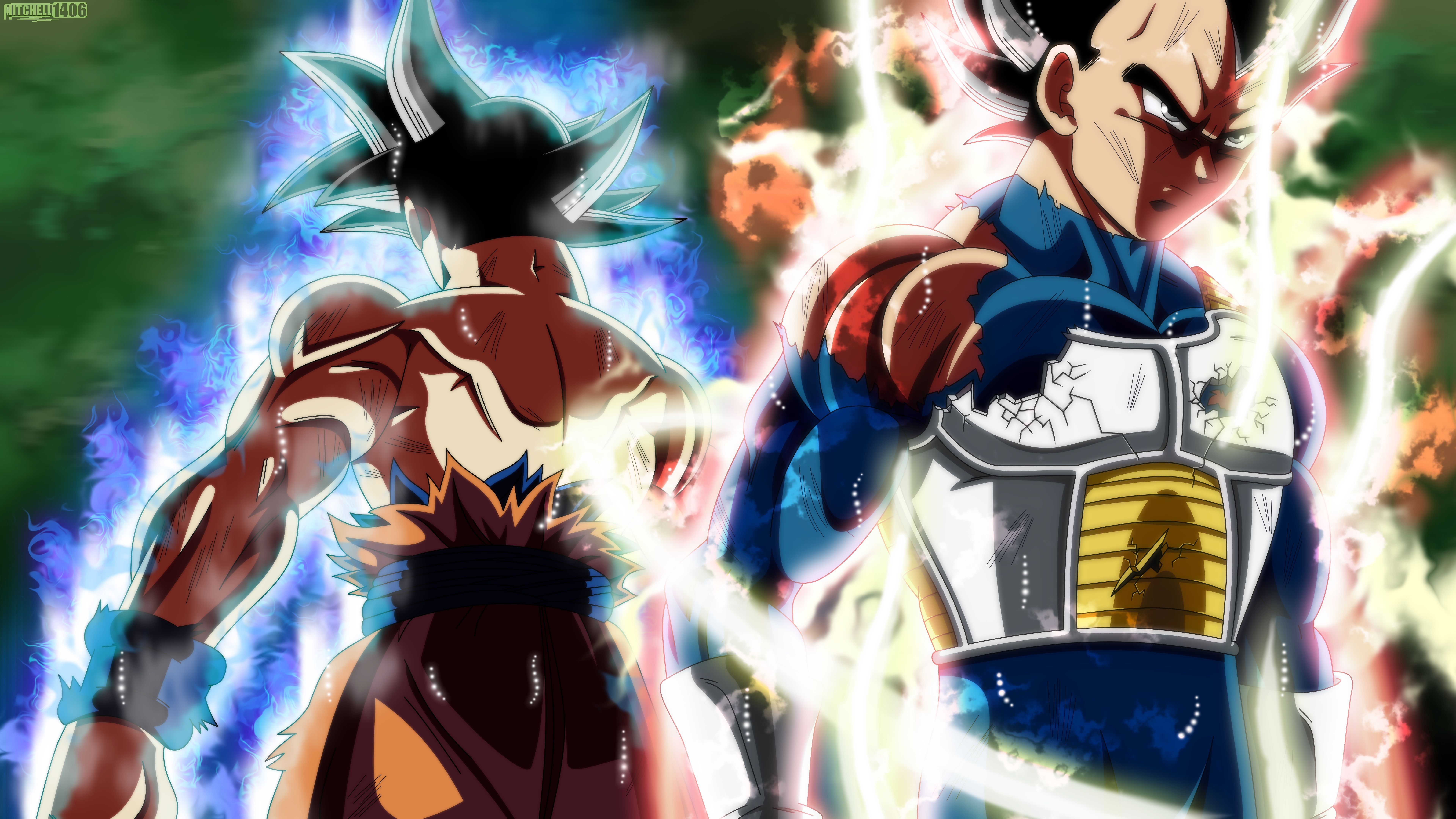 7680x4320 Goku vs Vegeta 4K Wallpaper Free Goku vs Vegeta 4K Background, Desktop