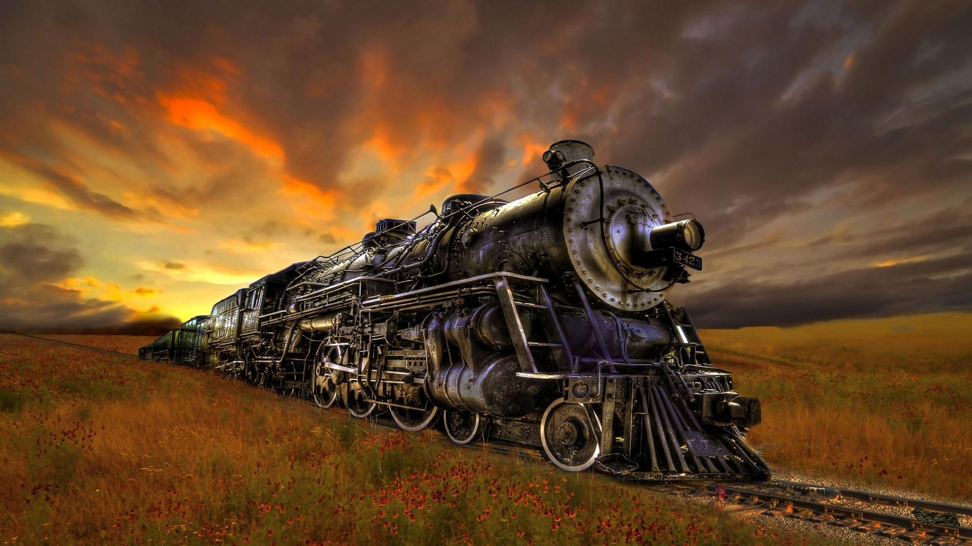 1920x1080 HD Old Steam Engine Wallpaper, Desktop