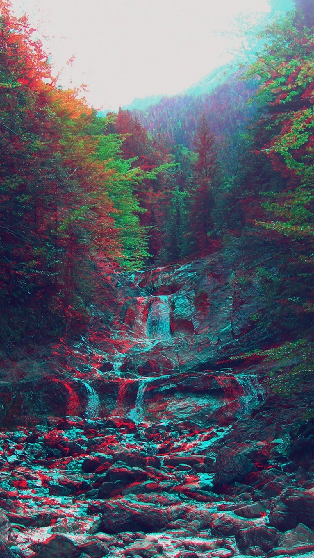 1080x1920 Trippy Landscape Wallpaper, Phone