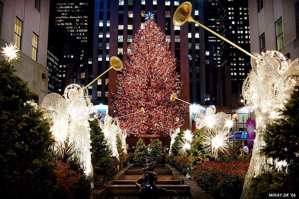 1030x690 New York City Christmas Tree Wallpaper. coolstyle wallpaper, Desktop