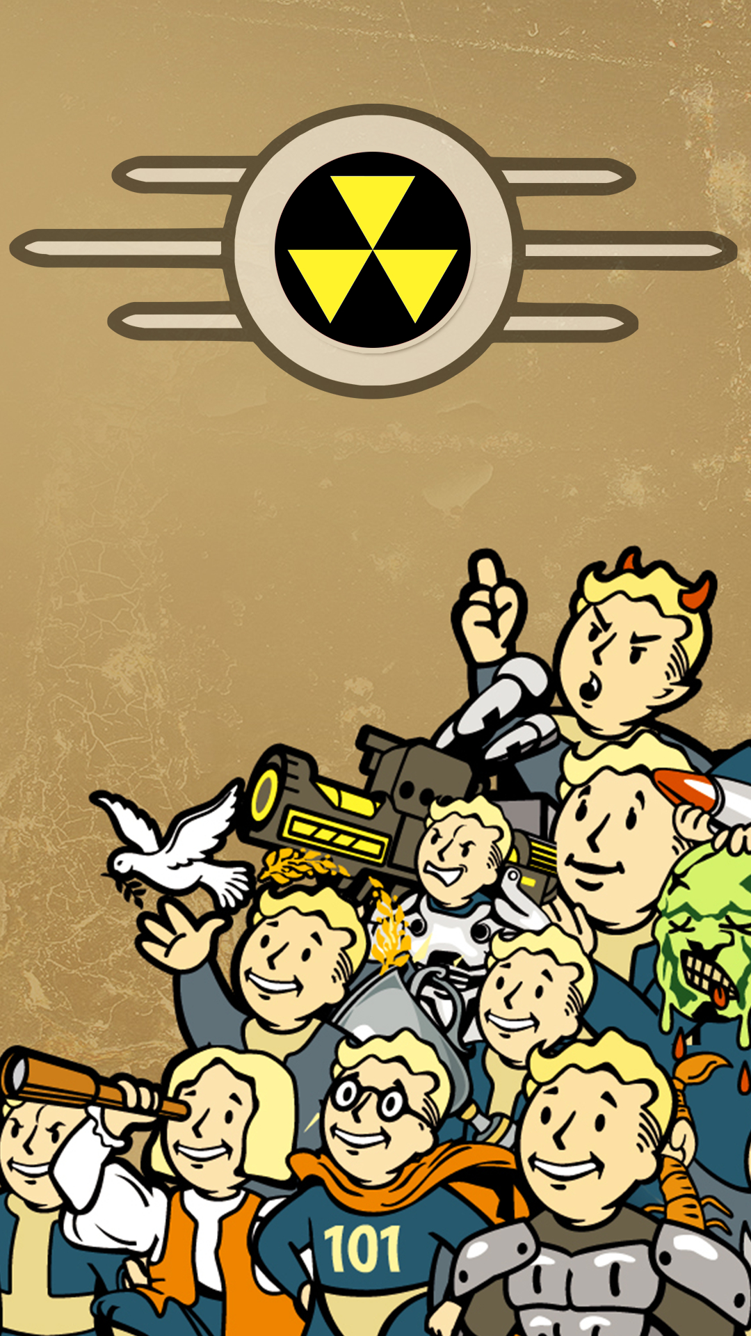 1080x1920 Vault Boy Perks iPhone Background, Phone