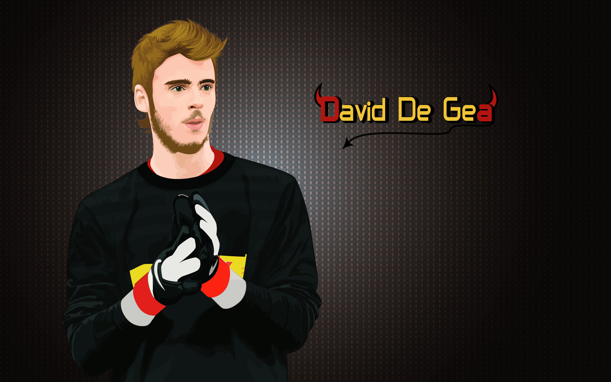 1990x1250 David De Gea Cartoon Exclusive HD Wallpaper, Desktop