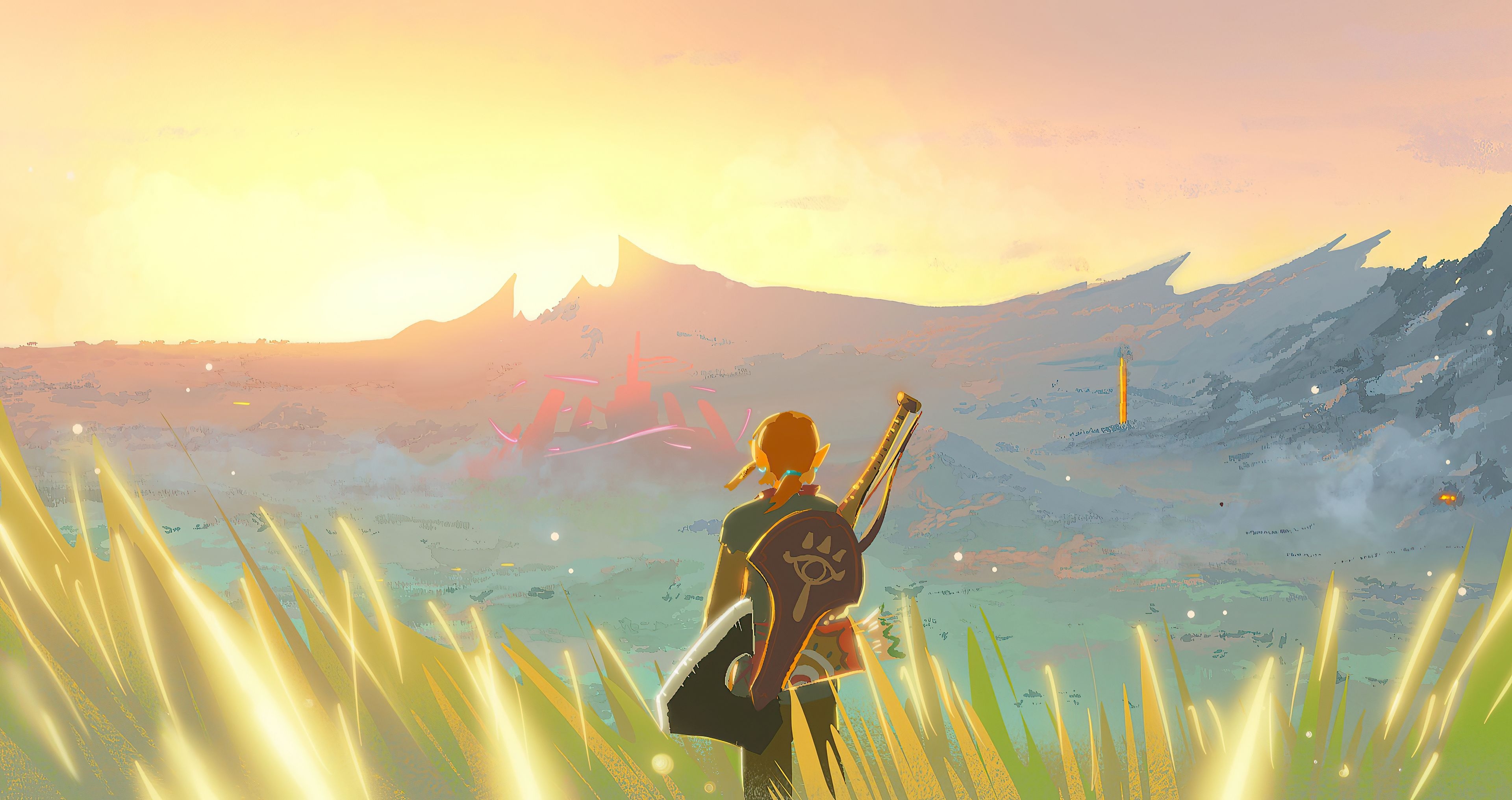 3840x2040 The Legend Of Zelda Breath Of The Wild Paint Art 4k, HD Games, 4k Wallpaper, Image, Background, Photo and Picture, Desktop