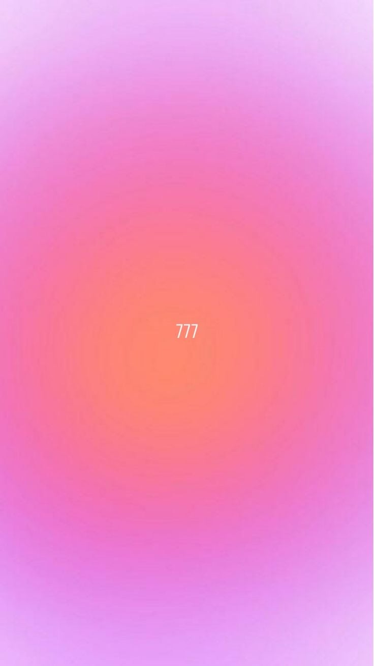 740x1310 wallpaper aura gradient 777 lucky, Phone