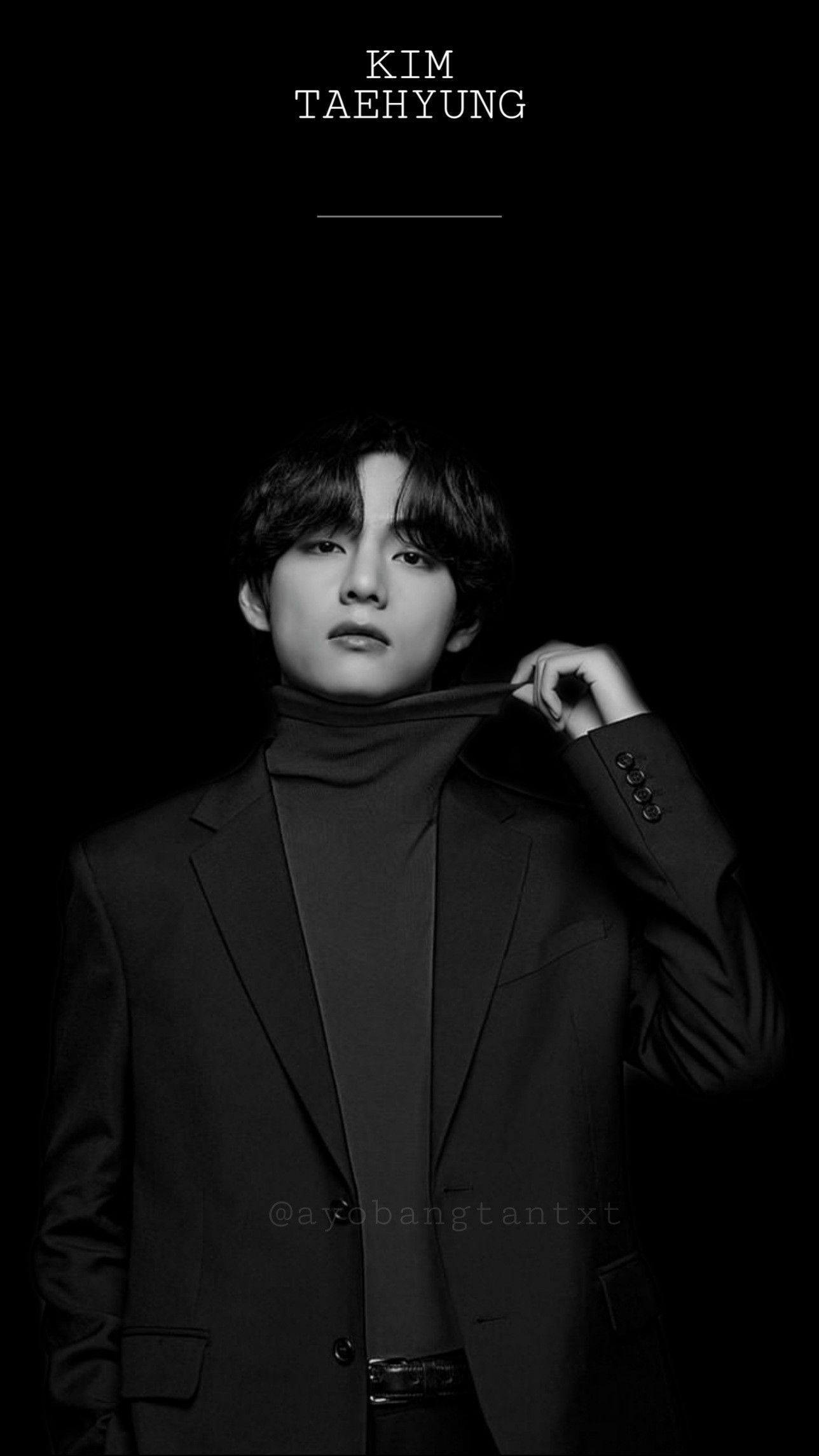 1290x2290 Kim Taehyung dark wallpaper with text. Taehyung, Kim taehyung, Dark wallpaper, Phone