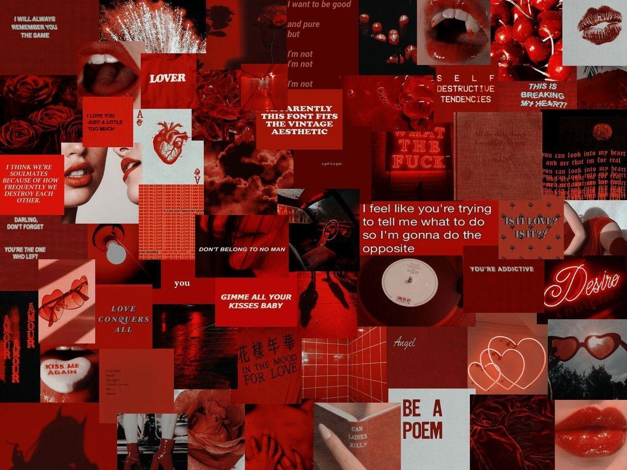 1280x960 Red Aesthetic Tumblr Laptop Wallpaper Free Red Aesthetic, Desktop