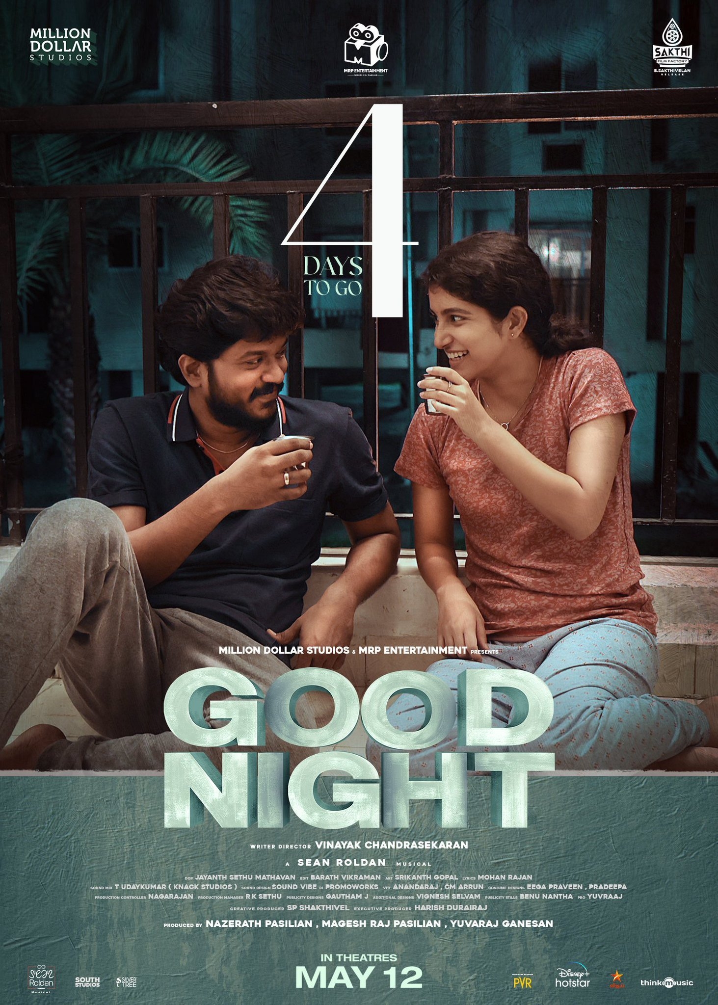 1470x2050 Naganathan to go for #GoodNight movie. Bookings to open from tomorrow. TN release, Phone