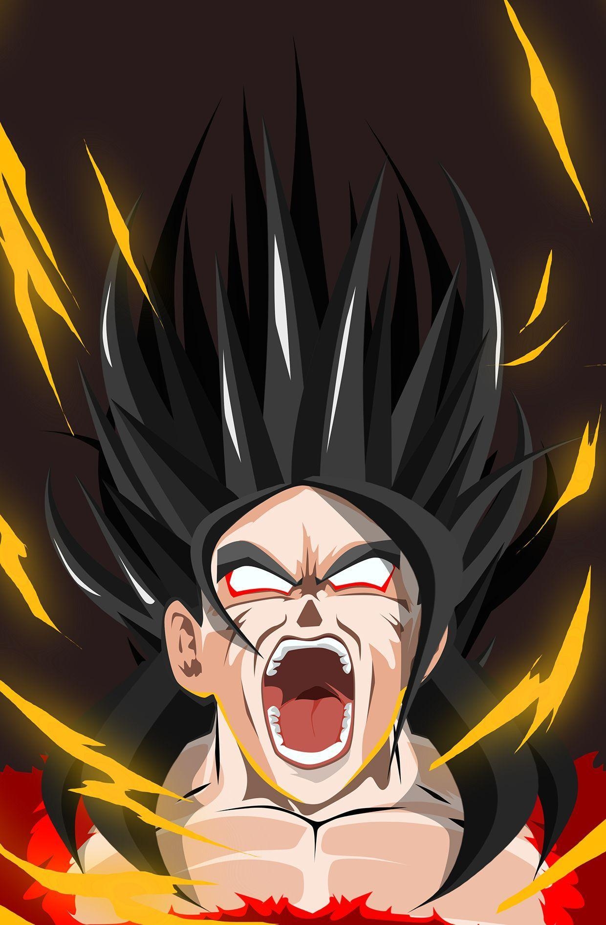 1240x1900 Rage Series by Kode Logic. #Goku Super Saiya 4. Anime. All Stuff, Phone