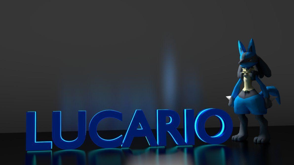 1200x670 Lucario [WALLPAPER] [3D MODEL], Desktop