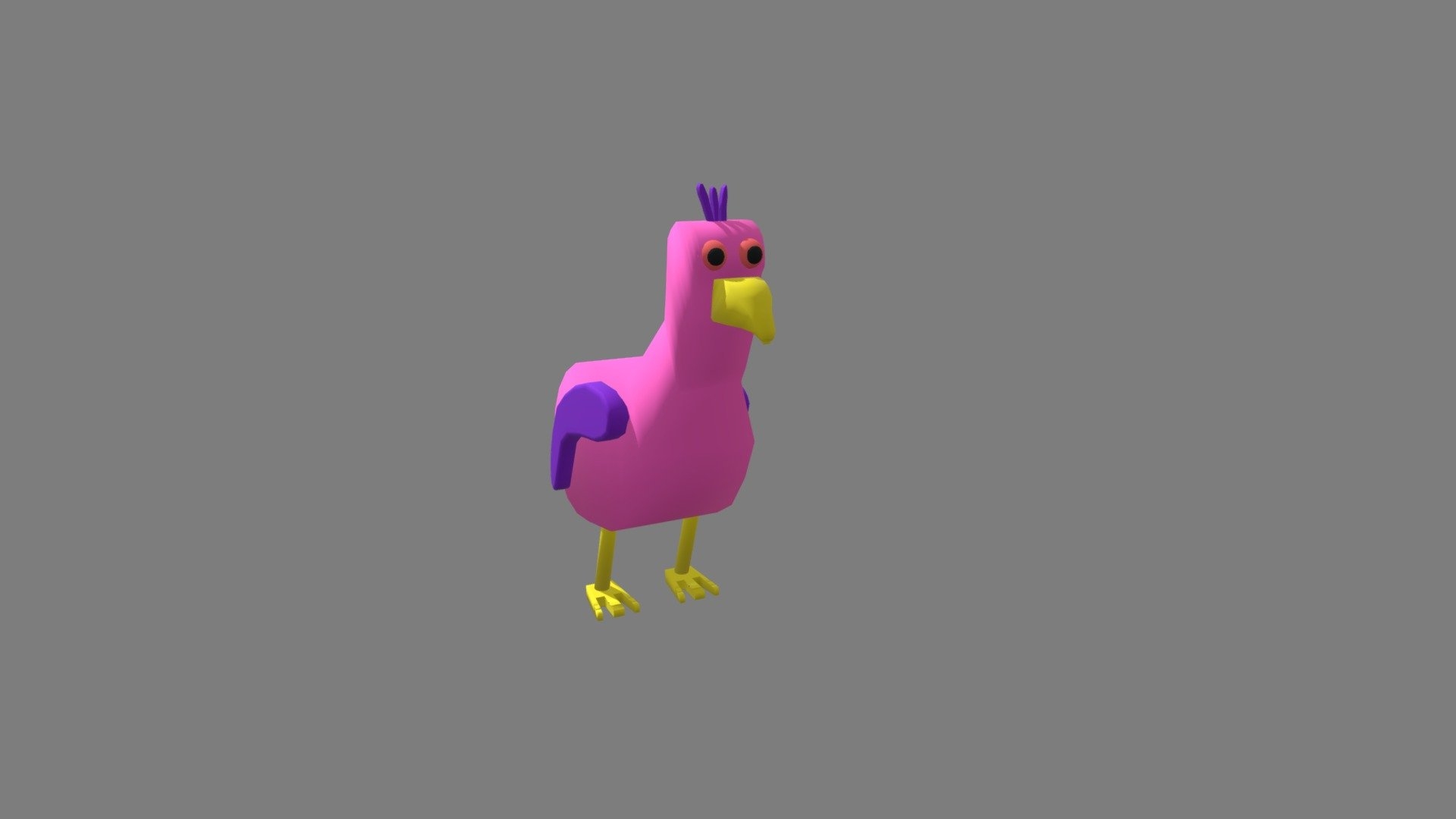 1920x1080 Garten Of Banban Pink Monster Bird Free 3D model by glebaati [18f5bb3], Desktop