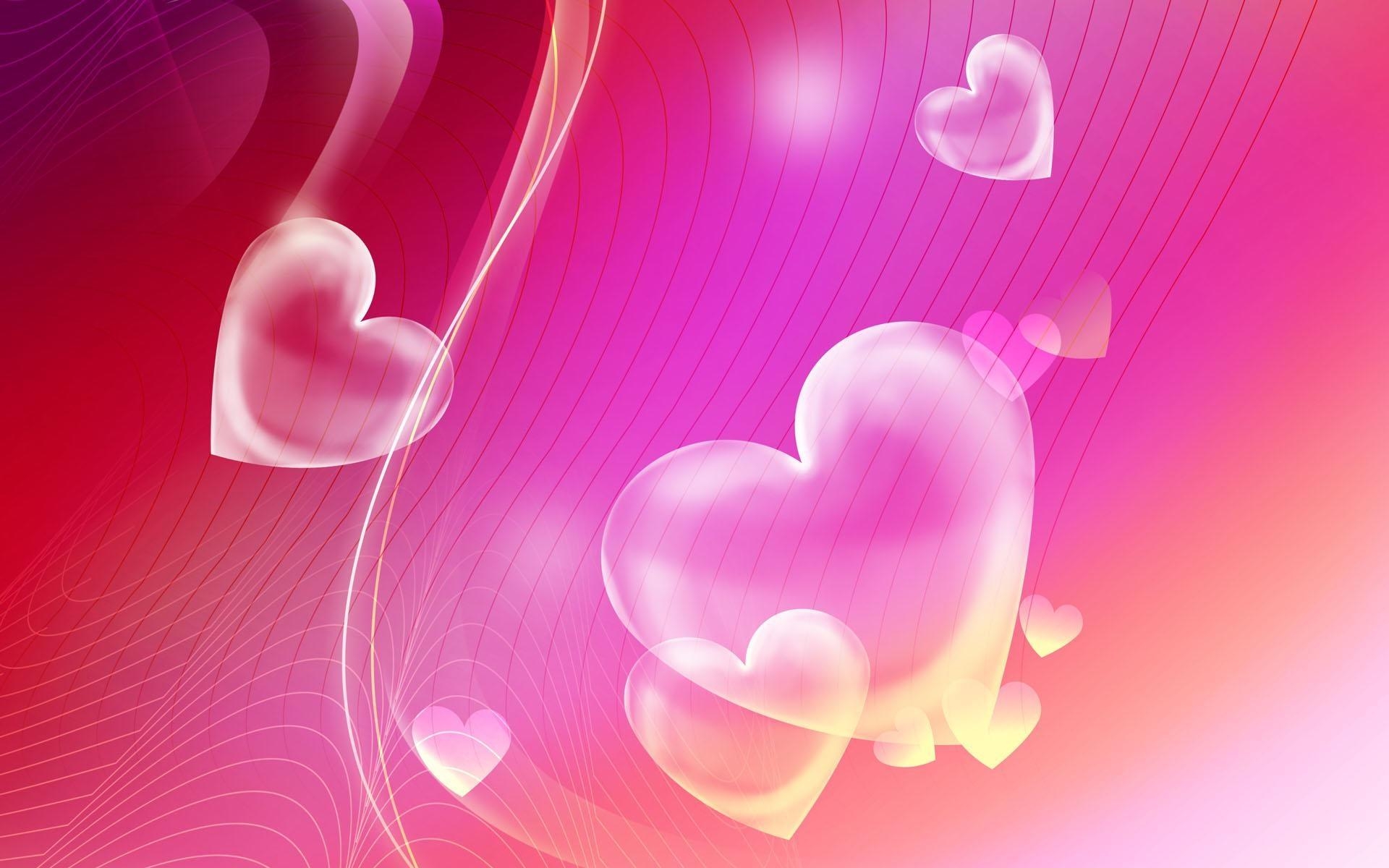 1920x1200 Pink Heart Wallpaper Background, Desktop