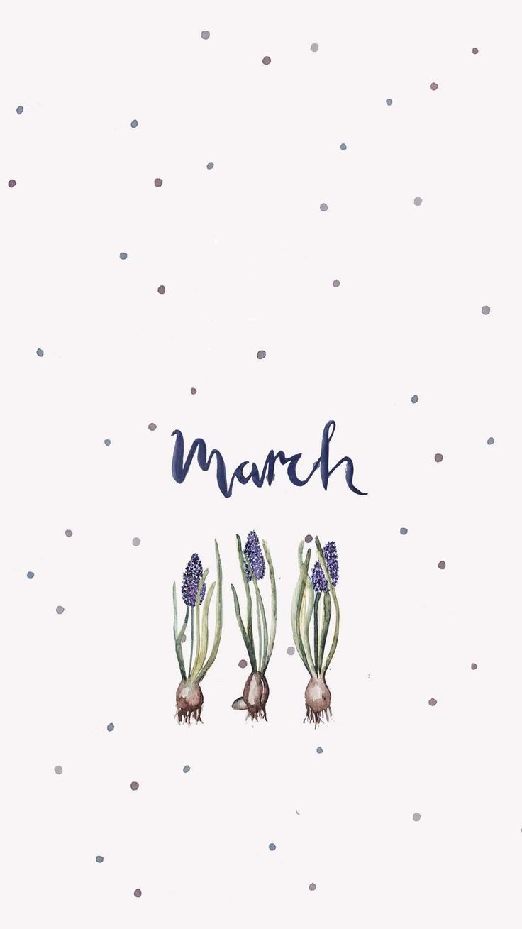 740x1310 March Wallpaper Browse March Wallpaper with collections of Calendar, Cute, Desktop, iPhone, March.. Calendar wallpaper, February wallpaper, Spring wallpaper, Phone