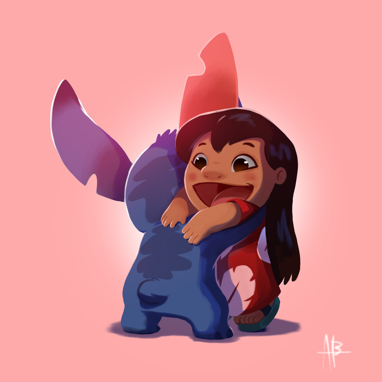 1280x1280 Happy Valentine's Day!. Cute disney drawings, Disney characters lilo, Cute disney wallpaper, Phone