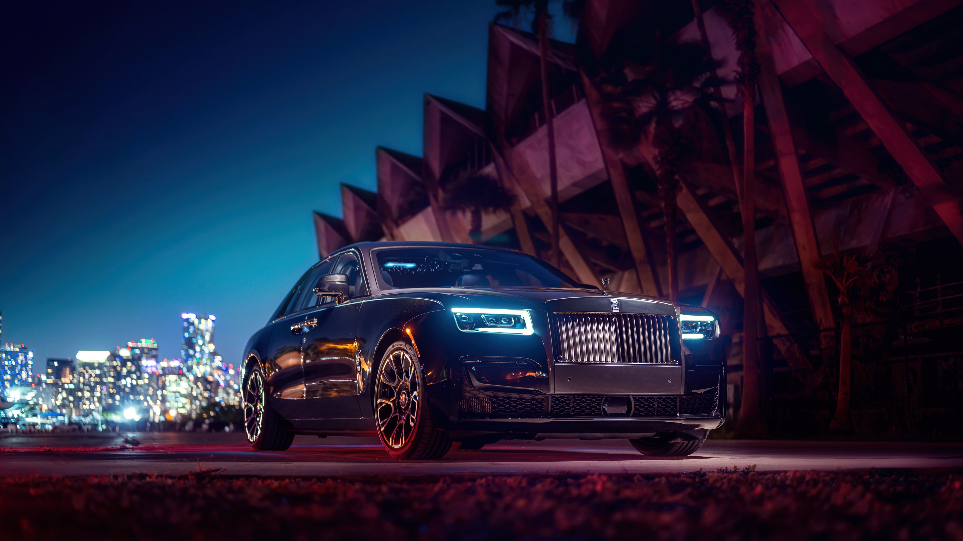 3840x2160 Rolls Royce Ghost Black Badge Wallpaper 4K, Desktop