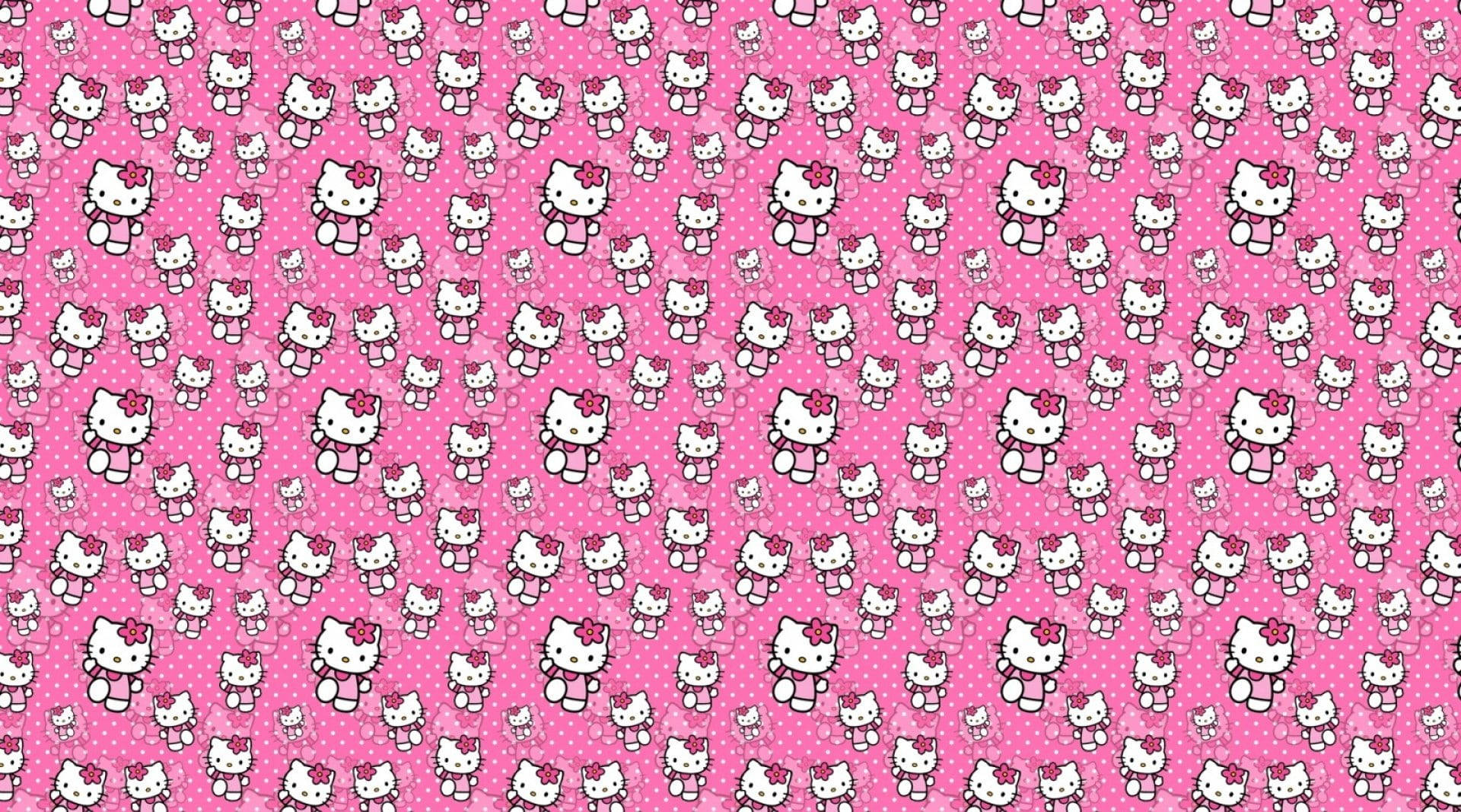 1920x1070 Pink Hello Kitty Background, Desktop