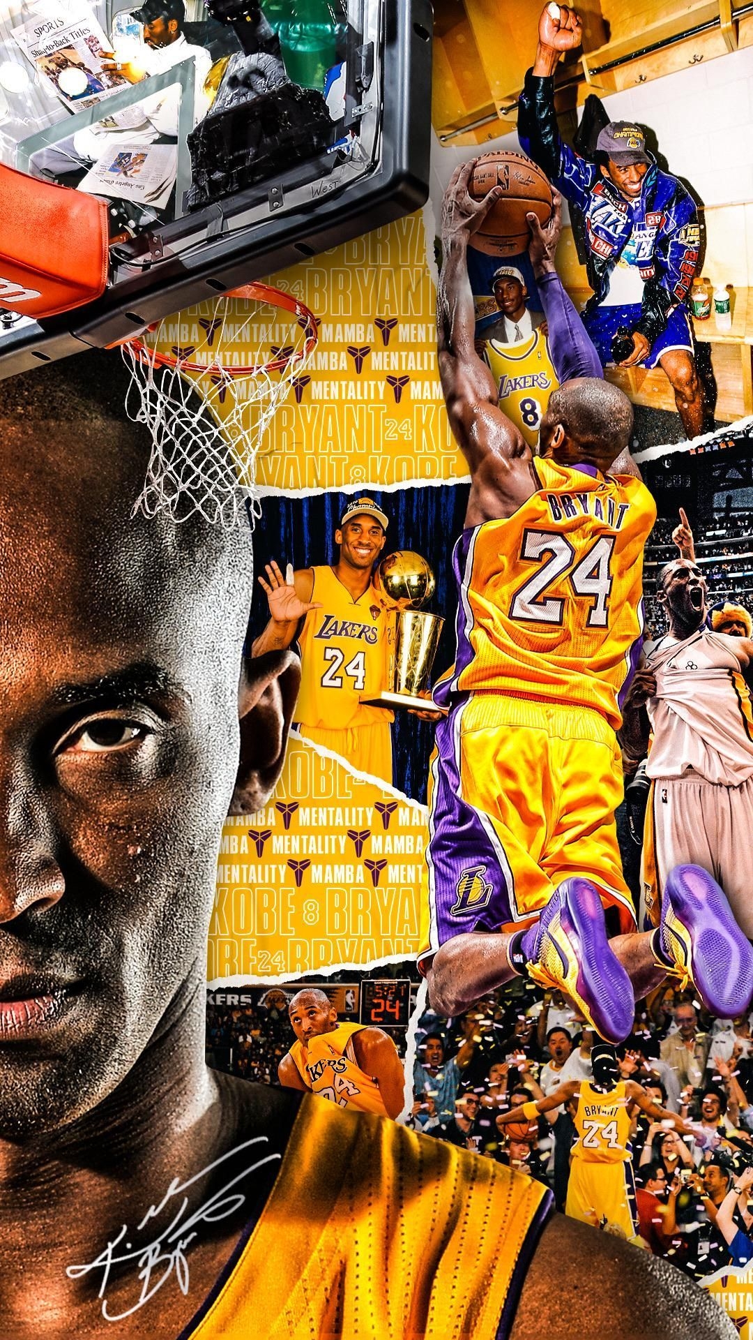 1080x1920 Kobe Bryant Wallpaper for mobile phone, tablet, desktop computer and other devices HD and 4K wall. Kobe bryant wallpaper, Kobe bryant poster, Kobe bryant picture, Phone