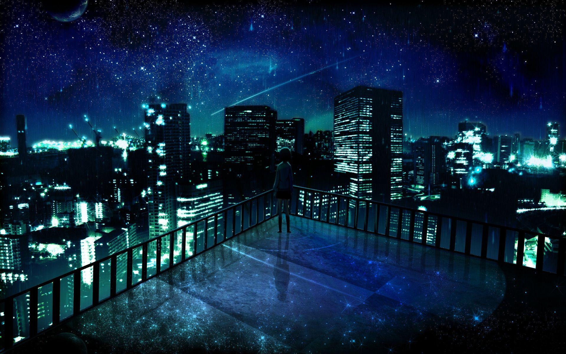 1920x1200 Anime Scenery Wallpaperx1200. Anime city, Anime, Desktop