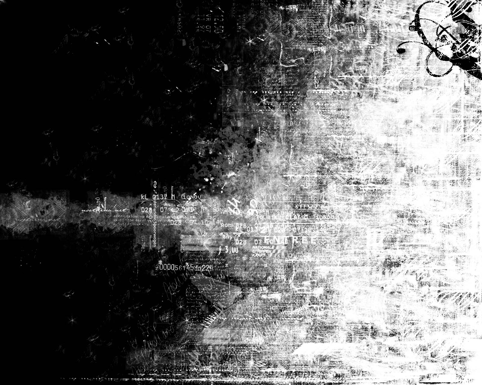 1600x1280 Dark Grunge Widescreen Wallpaper And White Fade, Desktop