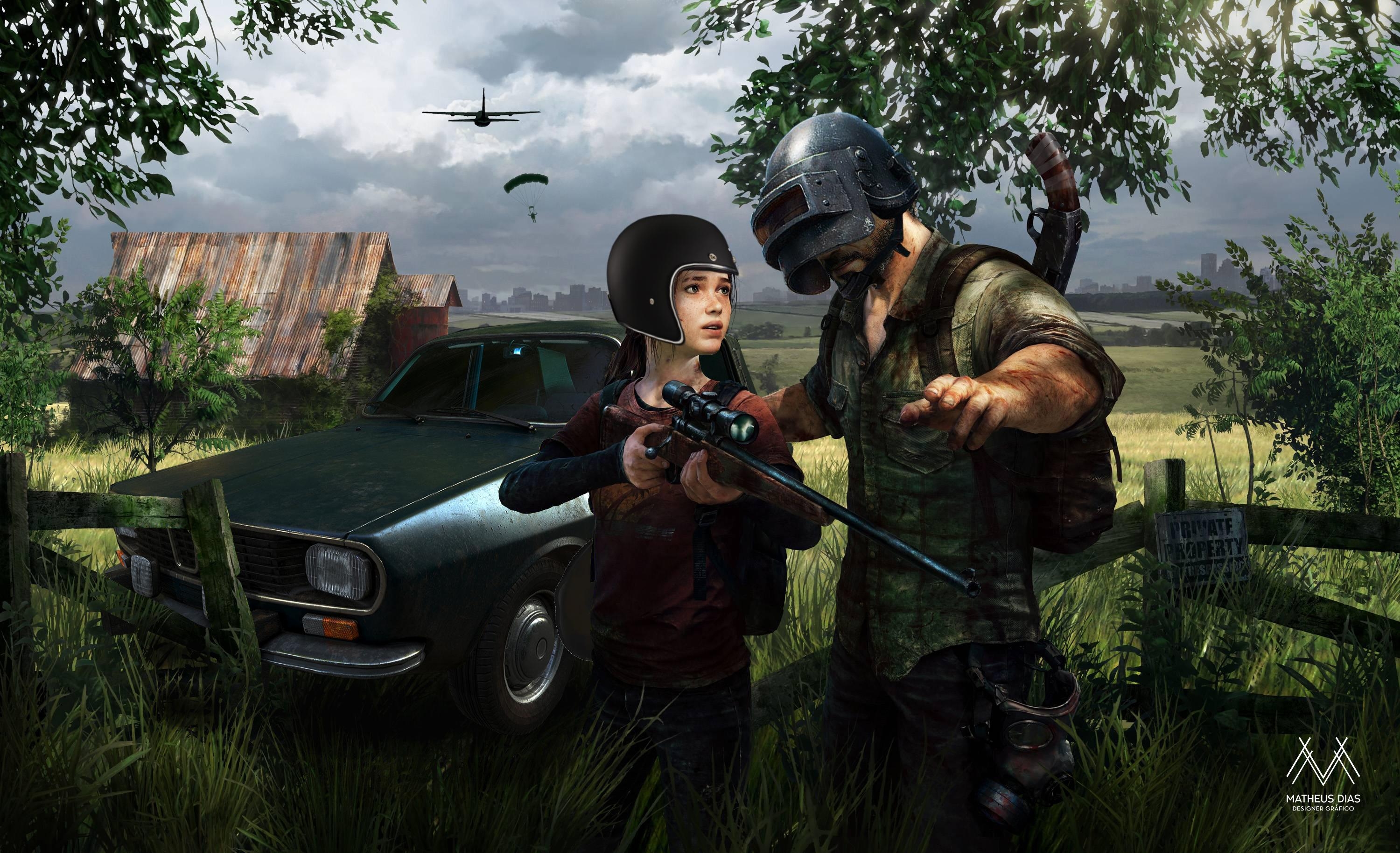 3000x1830 The Last Of Us As Pubg Character, HD Games, 4k Wallpaper, Desktop