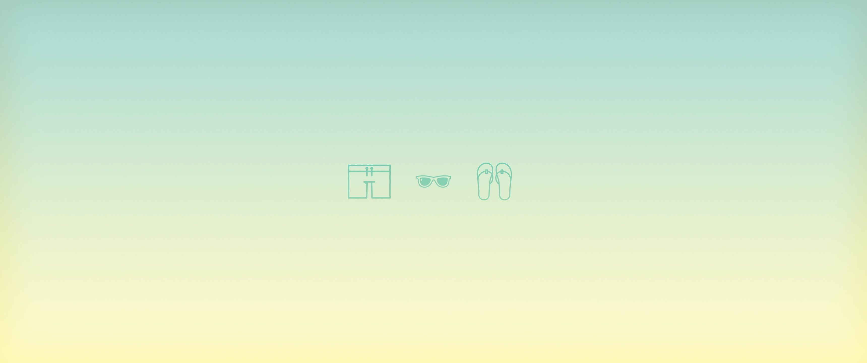 3440x1440 Summer Minimalist Wallpaper  64865, Dual Screen