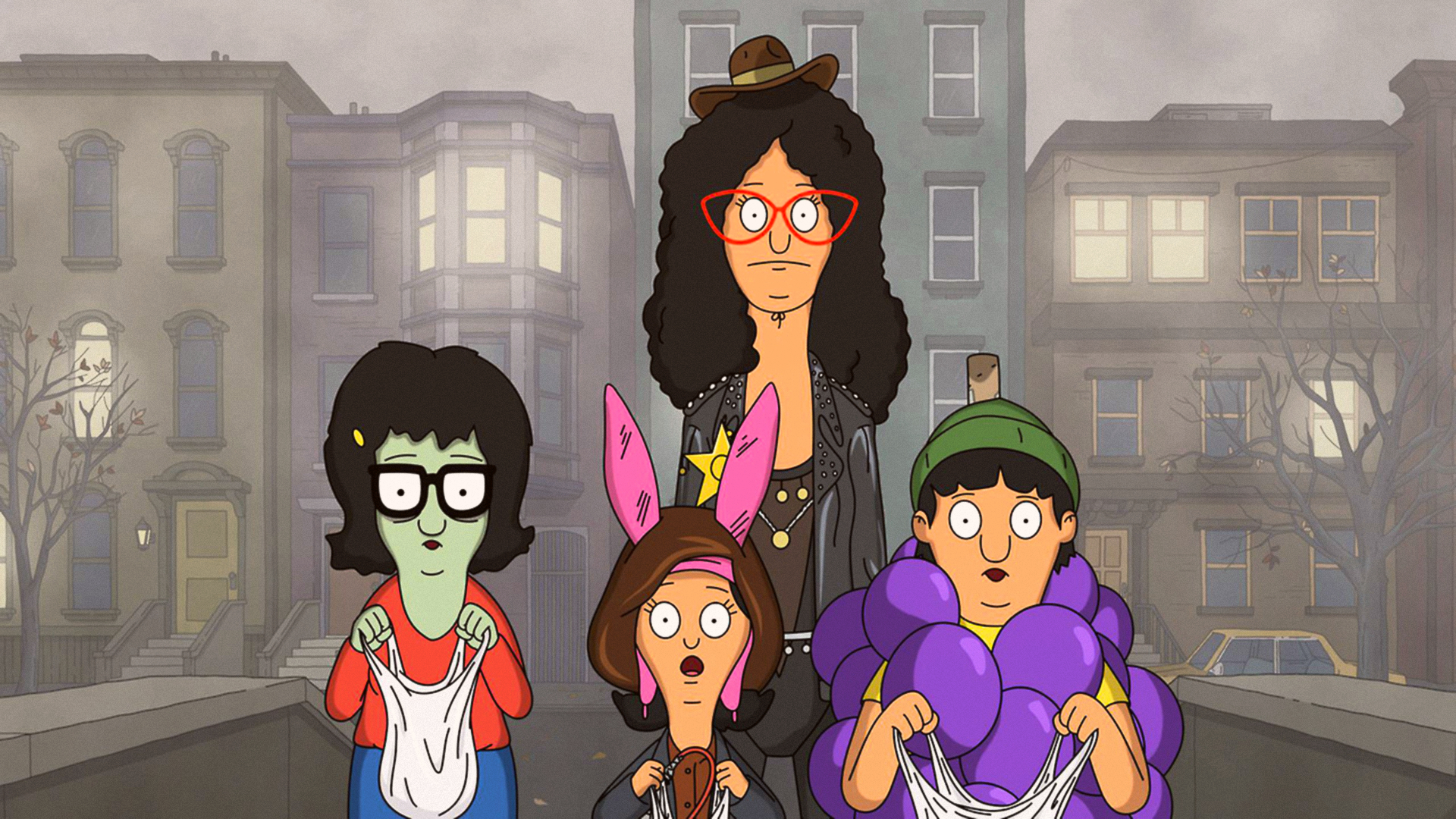 1920x1080 Bob's Burgers Halloween Wallpaper []. Bob's burgers, Desktop