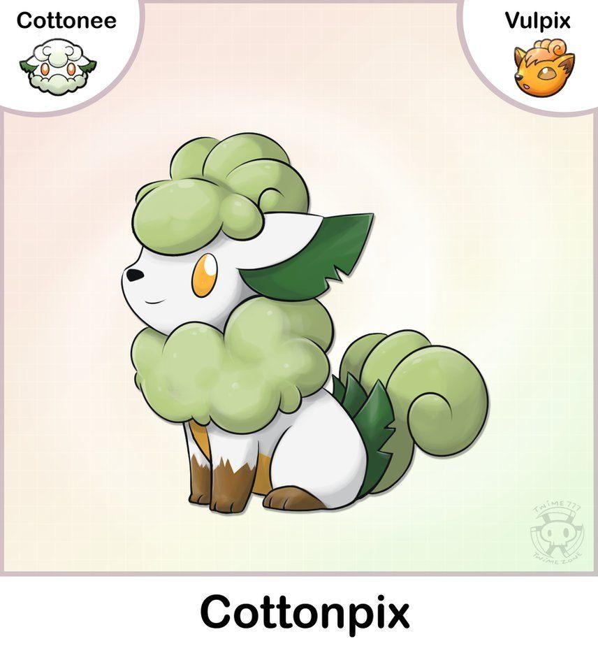 860x940 Cottonee + Vulpix Fusion, Phone