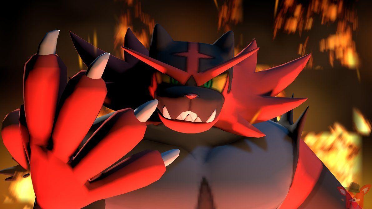 1200x670 Pokemon SFM: Incineroar, Desktop