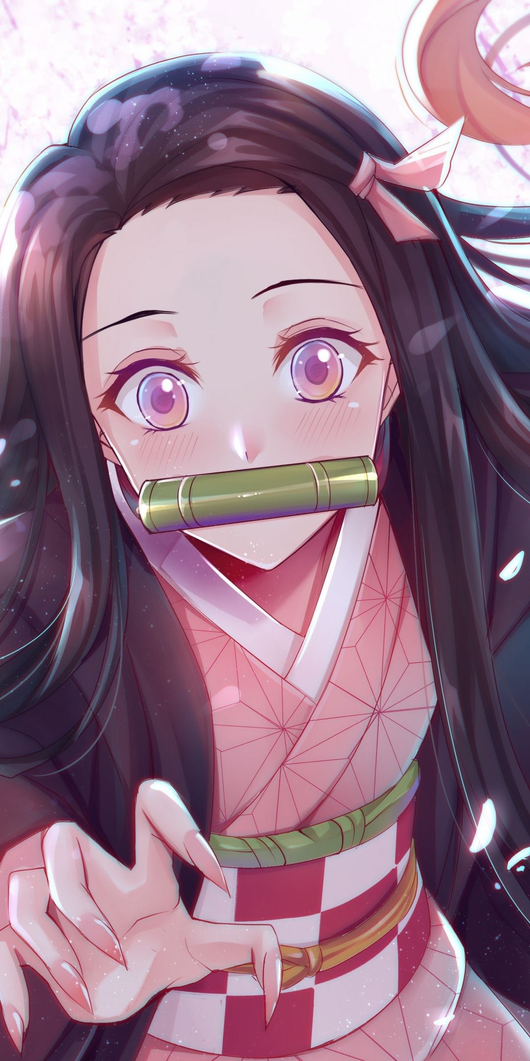 1080x2160 Download  wallpaper Beautiful, anime, Kamado Nezuko, Honor 7X, Honor 9 Lite, Honor View 23234. Cute anime wallpaper, Slayer anime, Anime demon, Phone