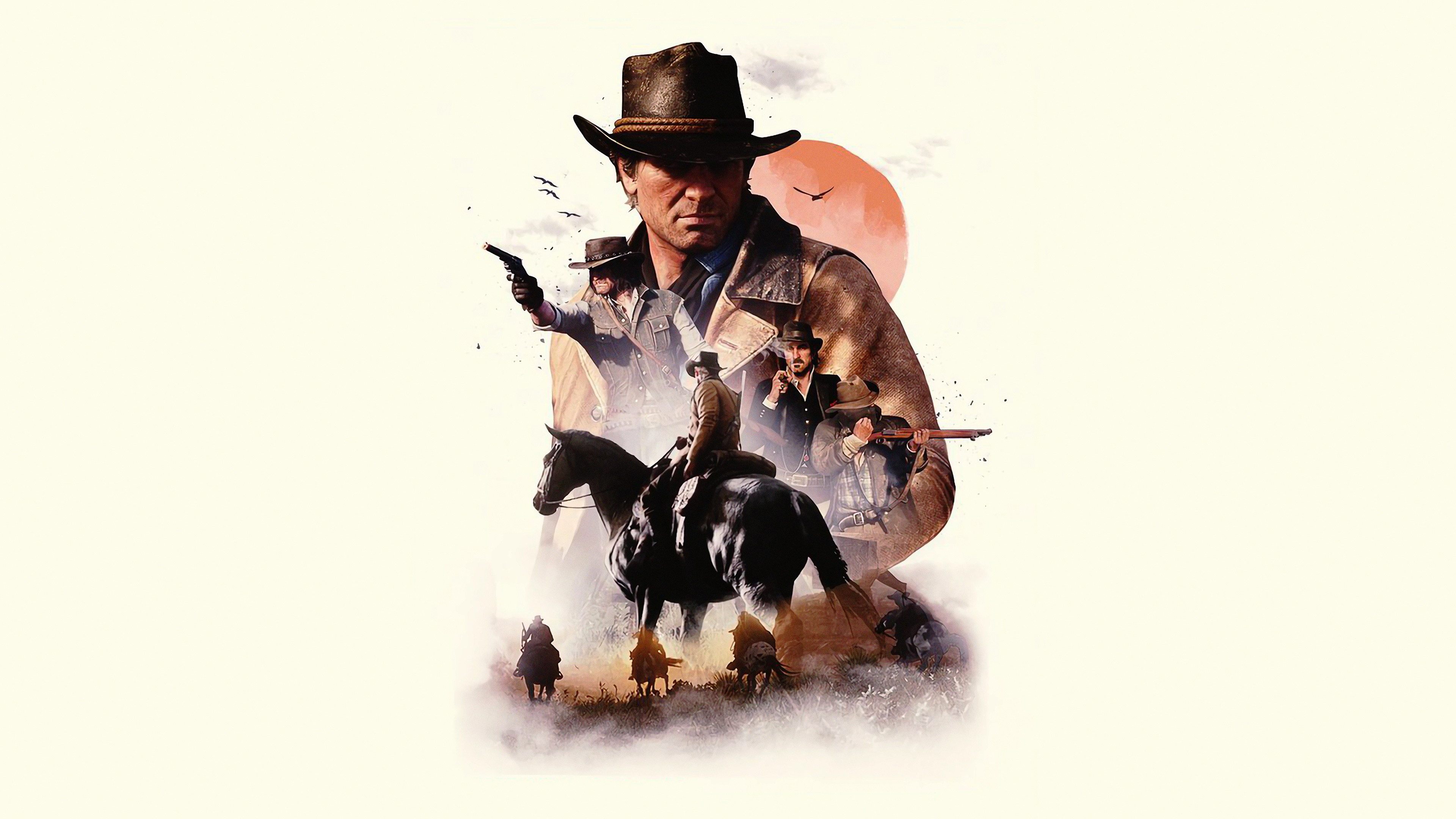 3840x2160 Wallpaper, video games, Video Game Art, Red Dead Redemption, Desktop