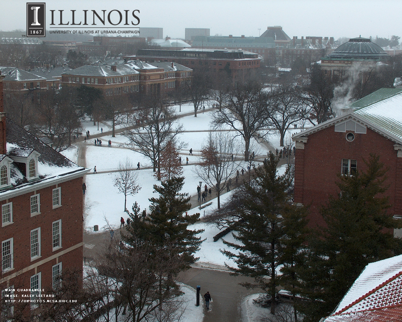 1280x1030 Historical Desktop Wallpaper: Urbana Champaign Campus: Phantasm Photographic Presevation Project: A Photographic Record Of The University Of Illinois, Desktop