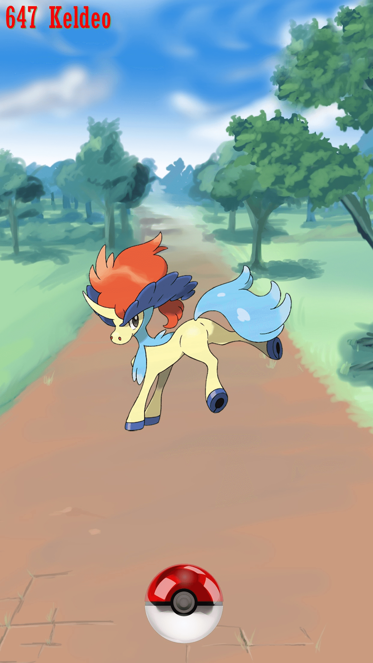 1250x2210 Street Pokeball Keldeo, Phone