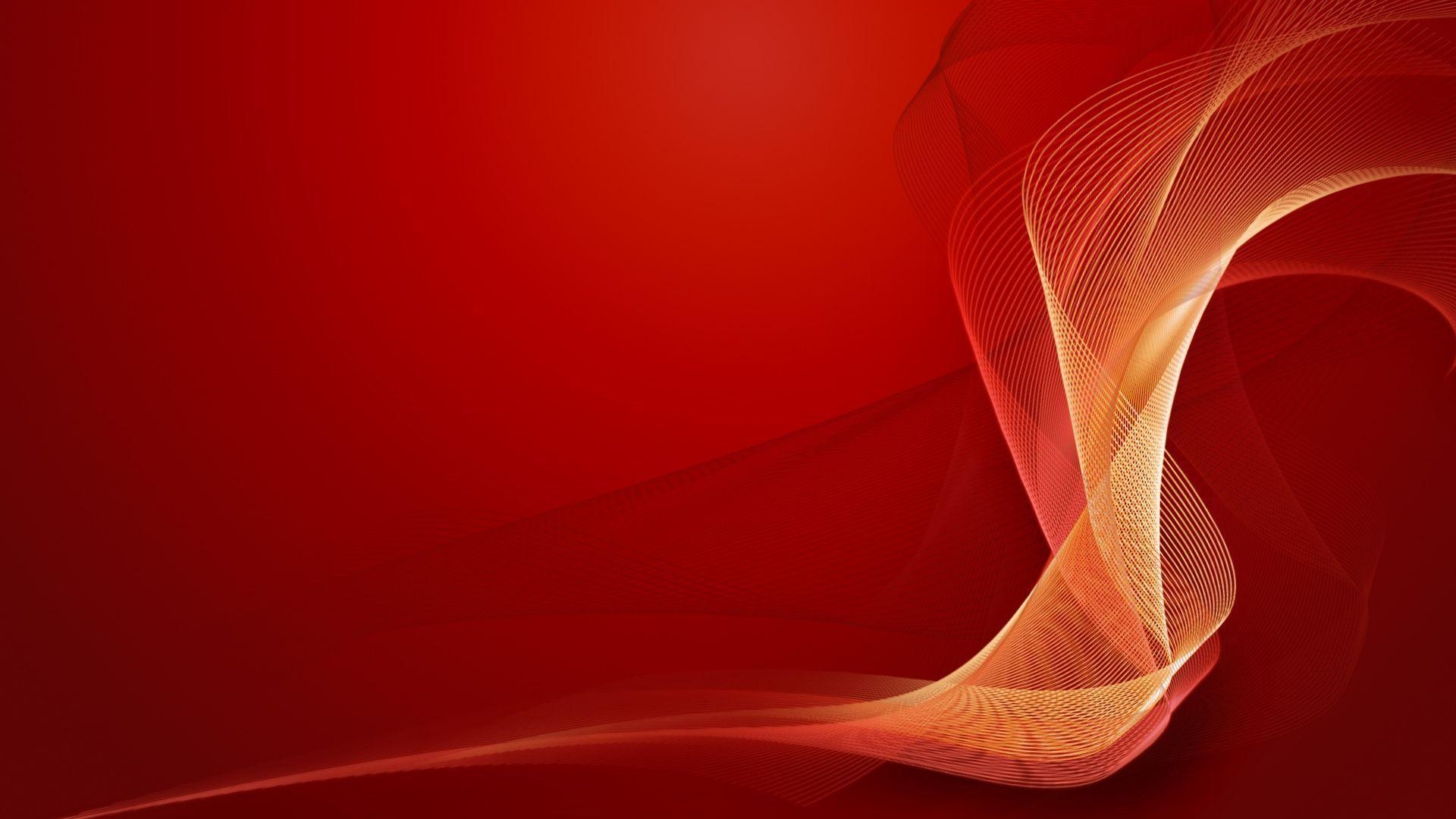 1920x1080 Red Abstract Background, Desktop