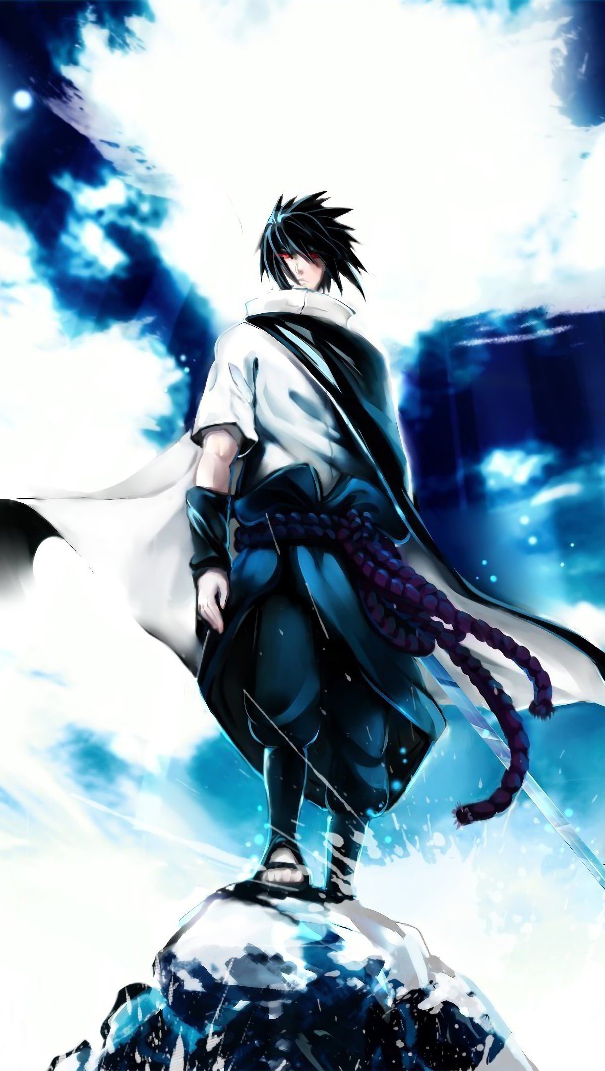 1220x2160 Sasuke Wallpaper, Phone