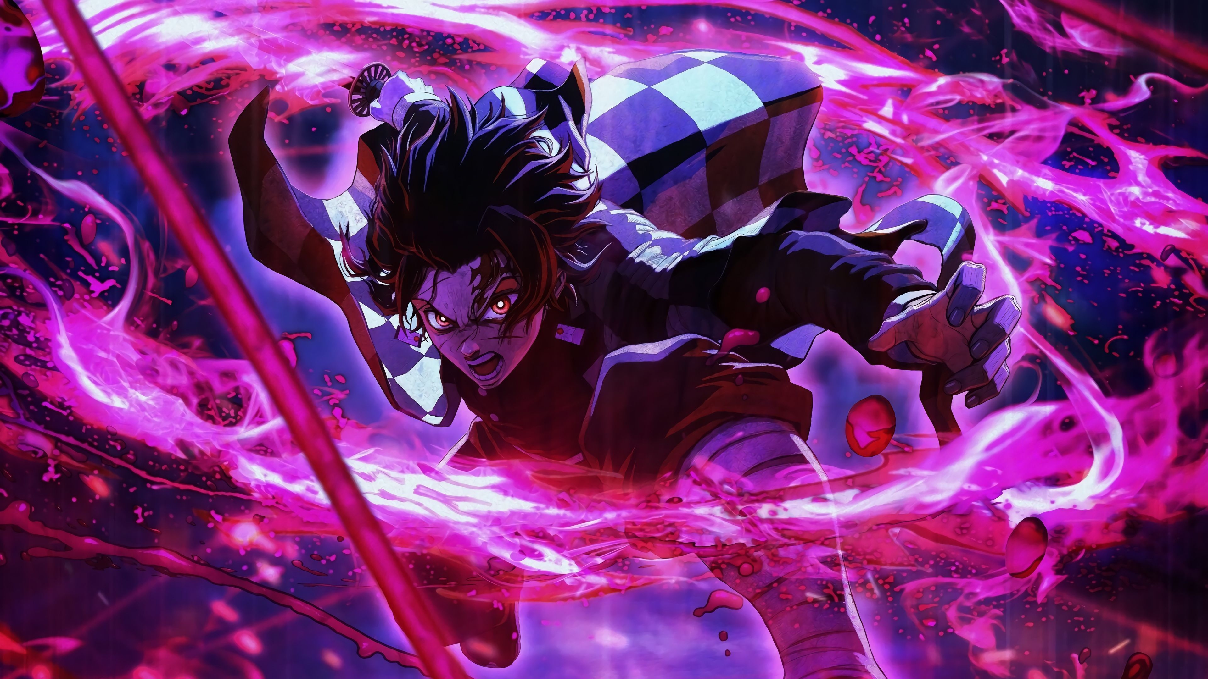 3840x2160 Tanjiro The DemonSlayer. Cool anime wallpaper, HD anime wallpaper, Anime wallpaper, Desktop