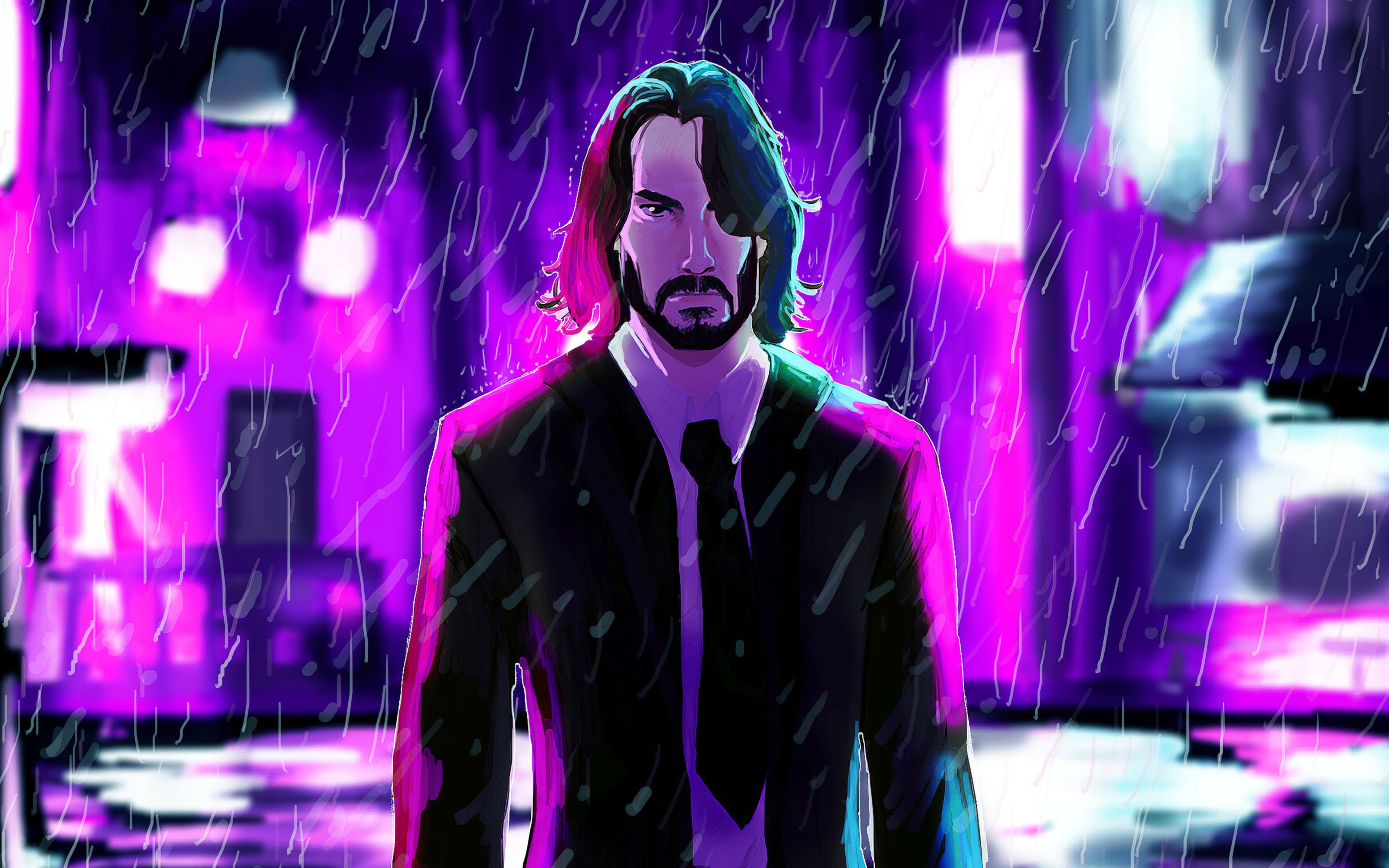 3840x2400 John Wick fanart Wallpaper 4k Ultra HD, Desktop