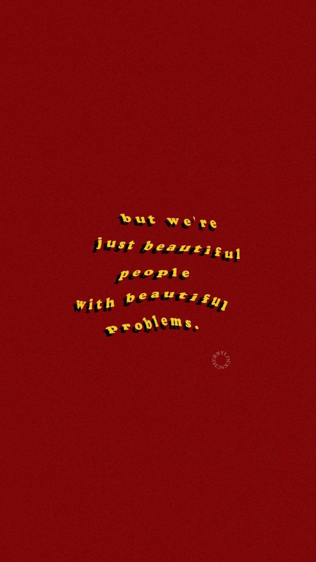 1110x1970 Lockscreen: Red aesthetic. Words to live by. Red, Phone