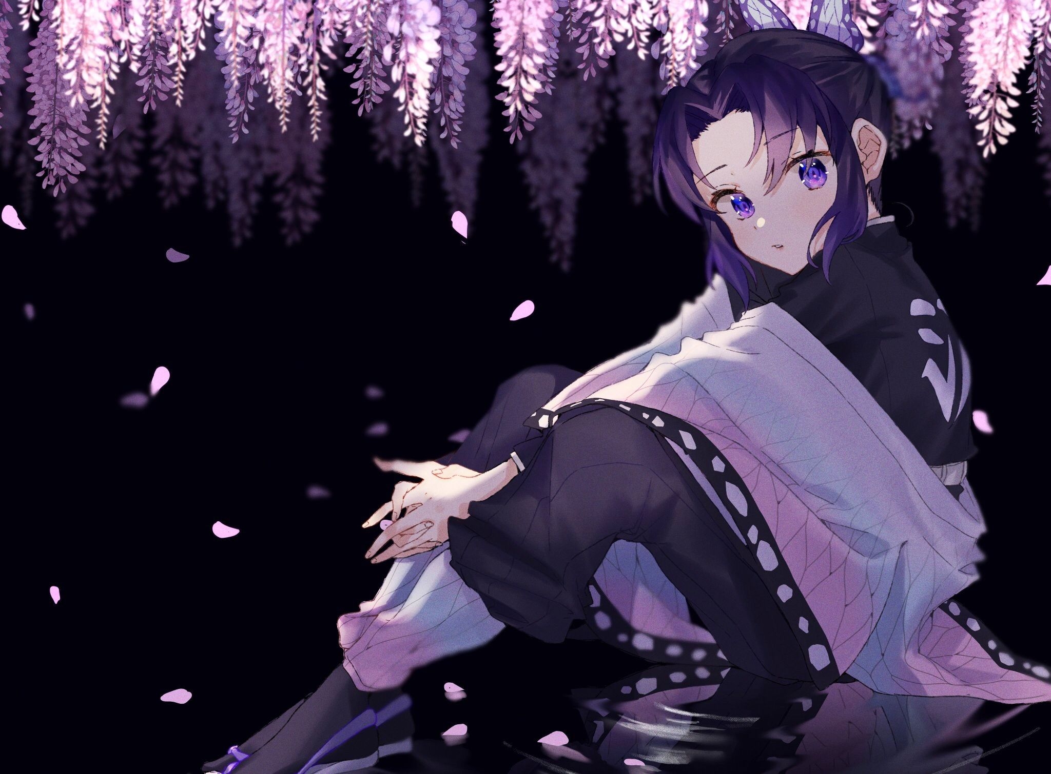 2050x1510 Download  Demon Slayer, Kochou Shinobu, Purple Eyes, Kimetsu No Yaiba, Japanese Clothes Wallpaper, Desktop