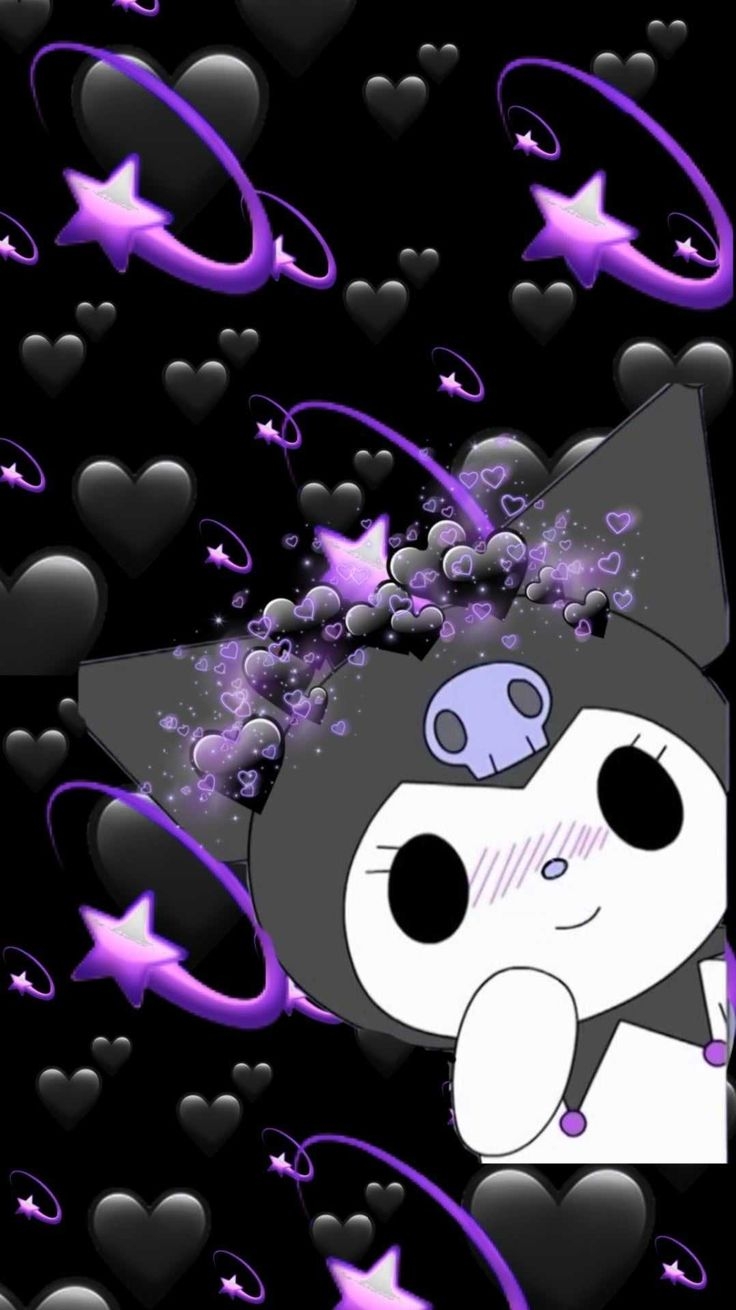 740x1310 Kuromi Wallpaper Discover more cute, desktop, halloween, hello kitty, iphone wallpaper.. Purple wallpaper iphone, My melody wallpaper, Rabbit wallpaper, Phone