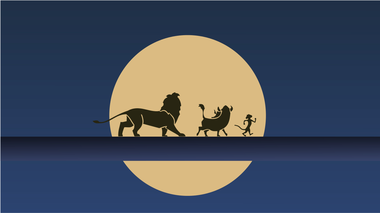 1280x720 My minimalist hakuna matata wallpaper i movie posters in. Notizbuch hintergrund, Computer wallpaper hd, Cartoon wallpaper, Desktop