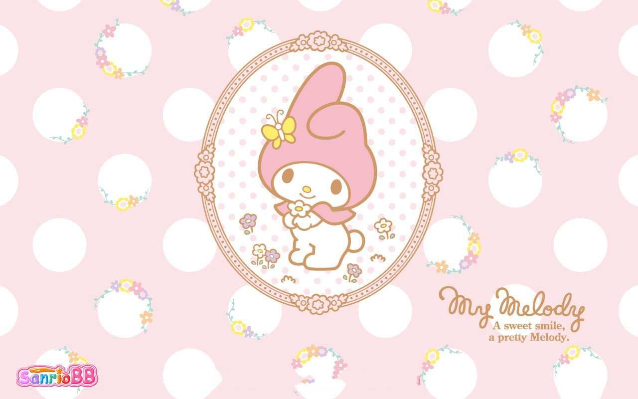 1280x800 My Melody Background Free HD Wallpaper, Desktop